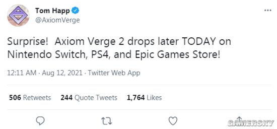 《公理边缘2》今日正式发售登陆PC、PS4、NS平台，斧牛加速器助力畅玩